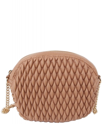 Puffy Quilted Crossbody Bag LP102-Z BROWN